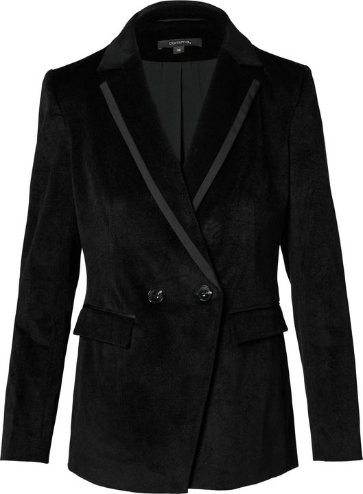 Produktbild Comma Indoor-Blazer Samt-Blazer mit Satin-Details (36)
