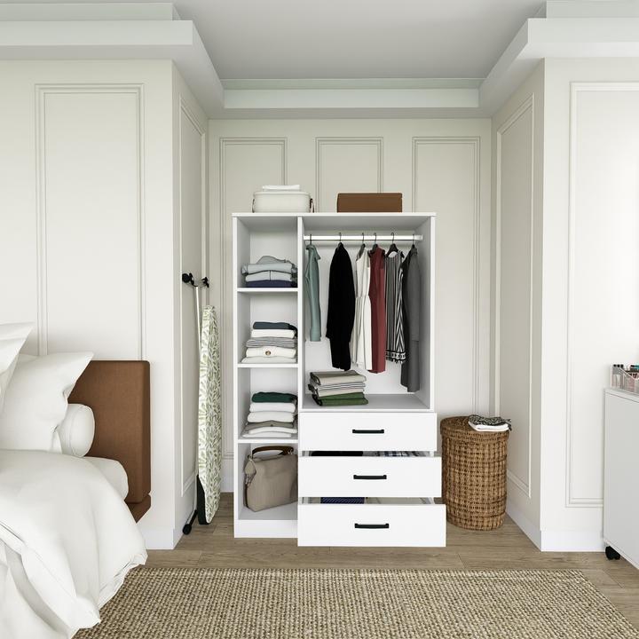 Immagine prodotto Hanah Home Easy Three Door Wardrobe (90 x 47 x 174.80 cm)