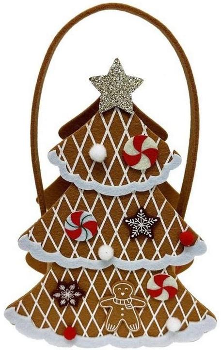 marron avec blanc, ornements bruns et rouges