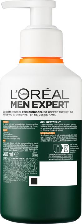 L'Oréal Paris Men Expert Derma Control (Cleansing gel, 260 ml)