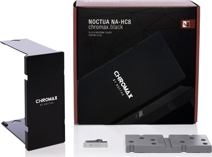Produktbild Noctua HC8 chromax.black CPU-Kühler-Abdeckung (195 mm)