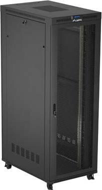 Actual product image Lanberg 19" 47U 800x1200 freist. LCD perfor.Tür (FlatPack)sw (Speditionsversand) (47 RU, 19 inch rack)