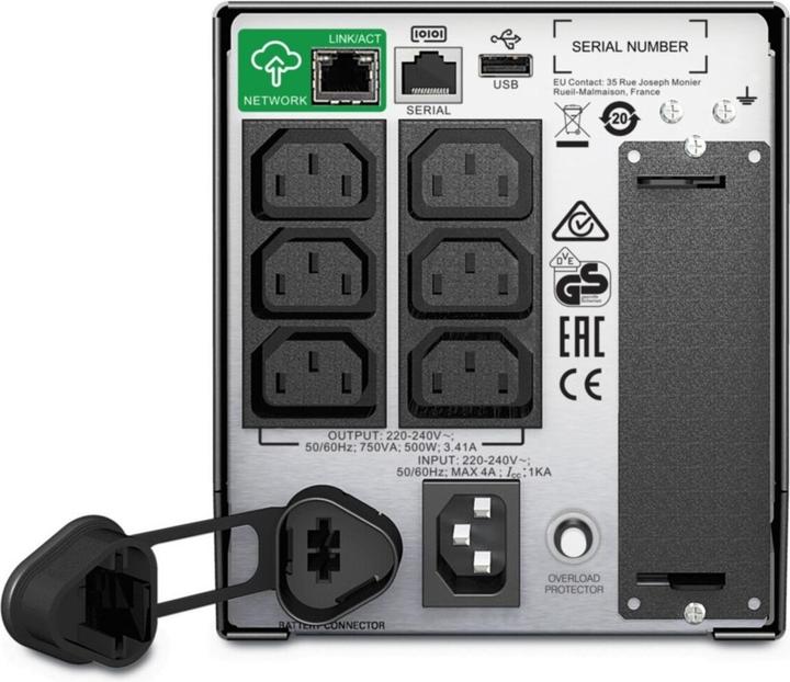 Produktbild APC Smart-UPS (750 VA, 500 W, Line-Interaktiv USV)