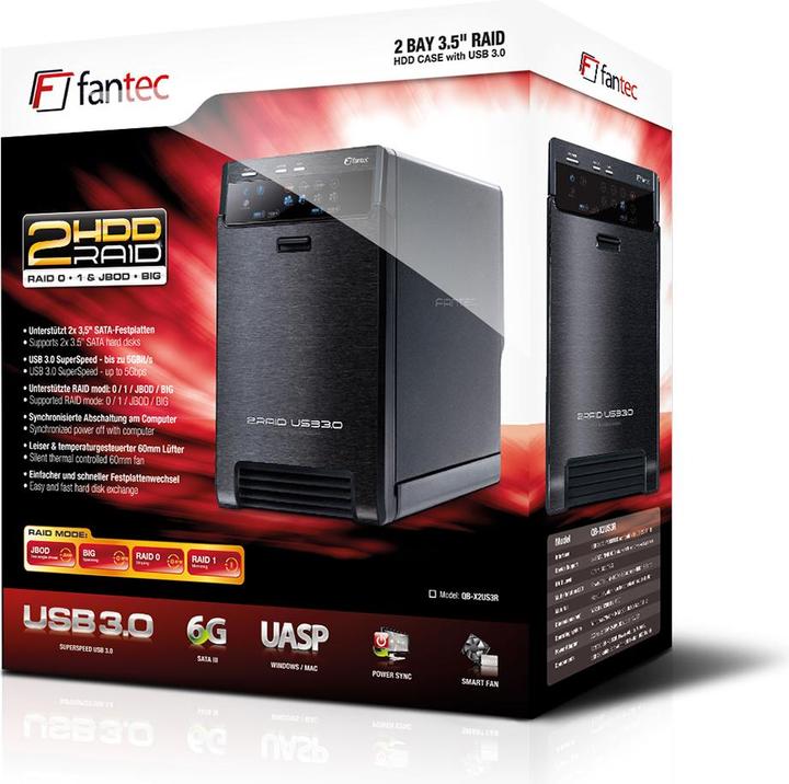 Produktbild Fantec QB-X2US3R (3.5")