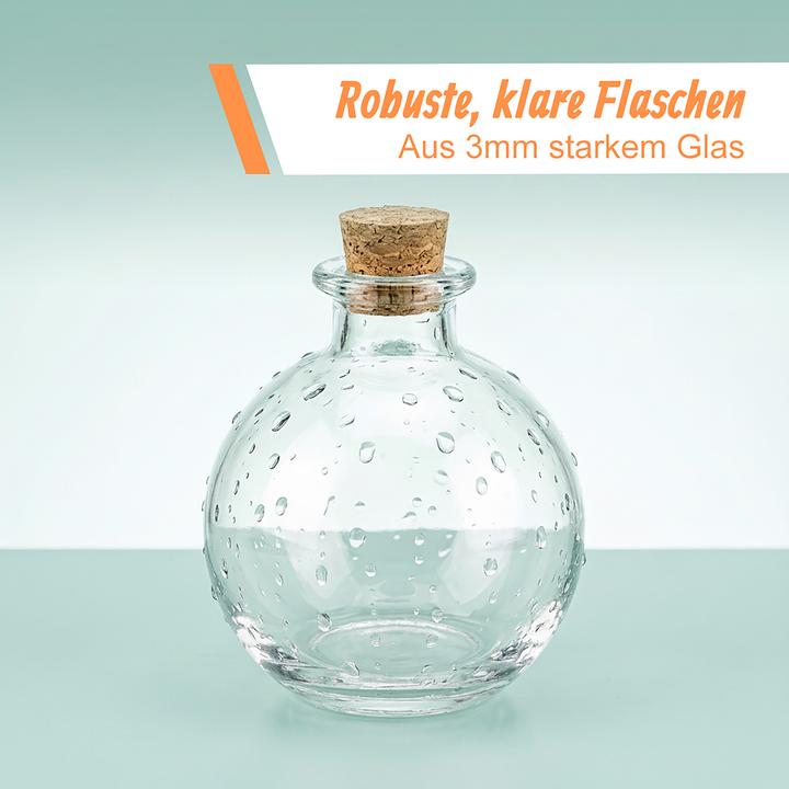 Actual product image Relaxdays 6x glass bottles (6 pcs., 0.26 l)