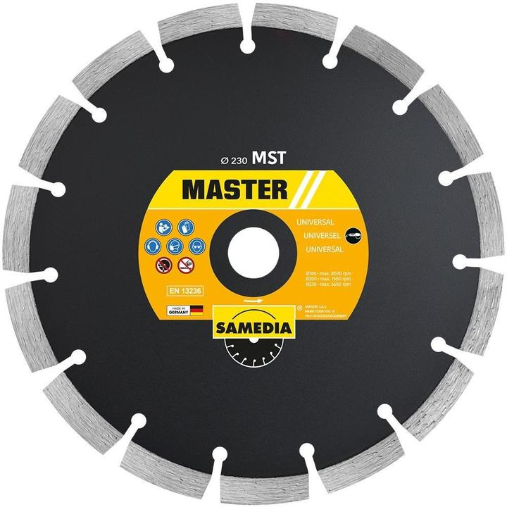 Samedia Diamond saw blade MST D.350mm Bohr.20mm laser welded 11mm