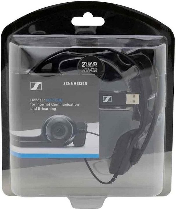 Produktbild Sennheiser PC 7 Headset mit Mikrofon (504196) (keine Geräuschunterdrückung, Kabelgebunden)