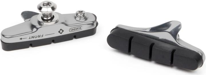 Elvedes Brake shoes Racing 55 x 10 mm, black (Shimano, Rubber)