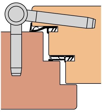 Produktbild Anuba -Bänder Modell HR 20 mit SM-Lager mit langem Mittelteil