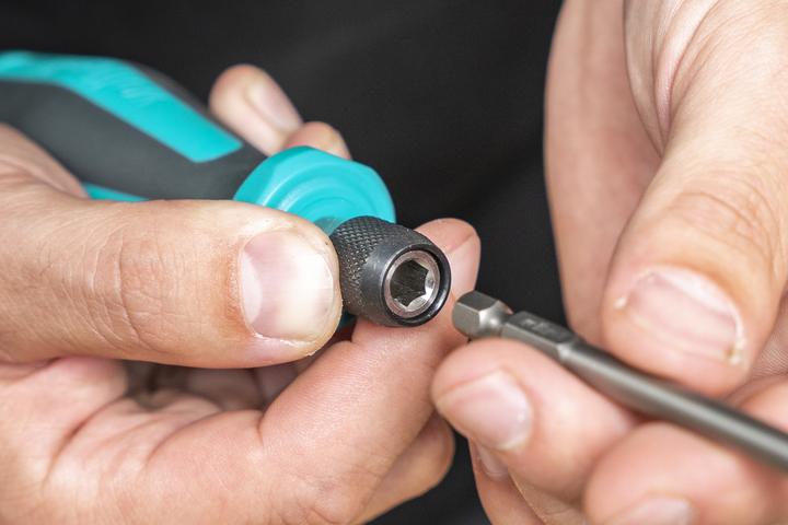Produktbild wolfcraft 1 Handschraubendreher mit Bitaufn. 138mm (Innensechskant)