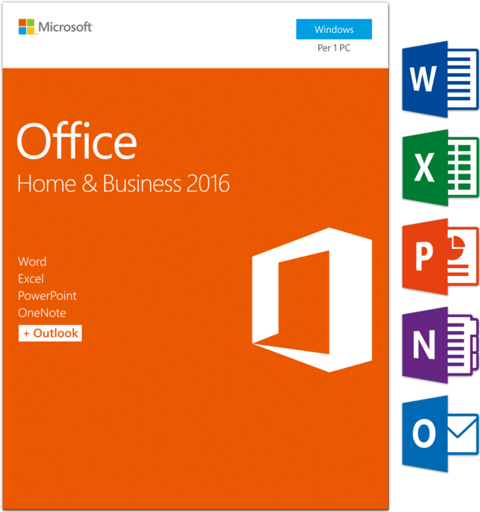 Produktbild Microsoft Office Home & Business 2016 (1 User, unbegrenzt)