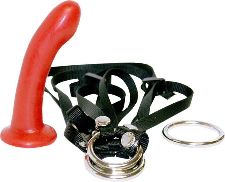 Produktbild Shots Menage a Trois for Two - Harness & Dildo