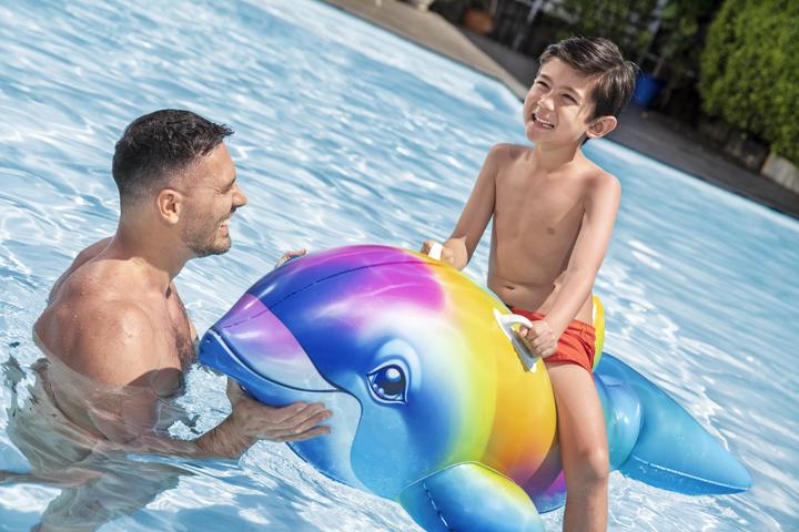 Produktbild Bestway ® Schwimmtier Regenbogendelfin 168 x 88 cm