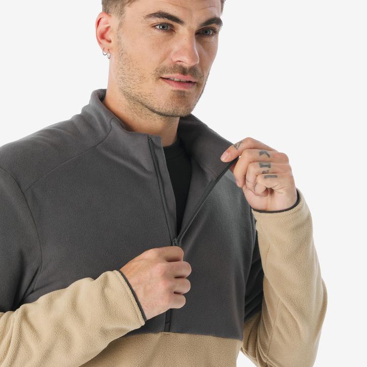 Produktbild Quechua Fleece Herren demi Zip Bergwandern Polyester (M)