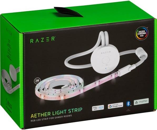 Actual product image Razer Aether Smart Light Strips - RGB LED Strips for Smart Homes (Multicoloured, 200 cm, Indoor)