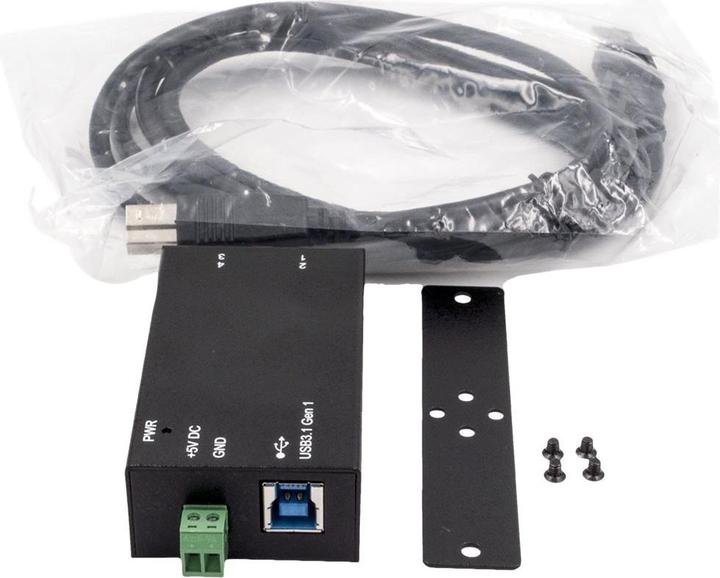 Produktbild Exsys EX-1180HMS, 4x USB-A, 1x USB-B (USB-A, USB-B, 4 Ports)