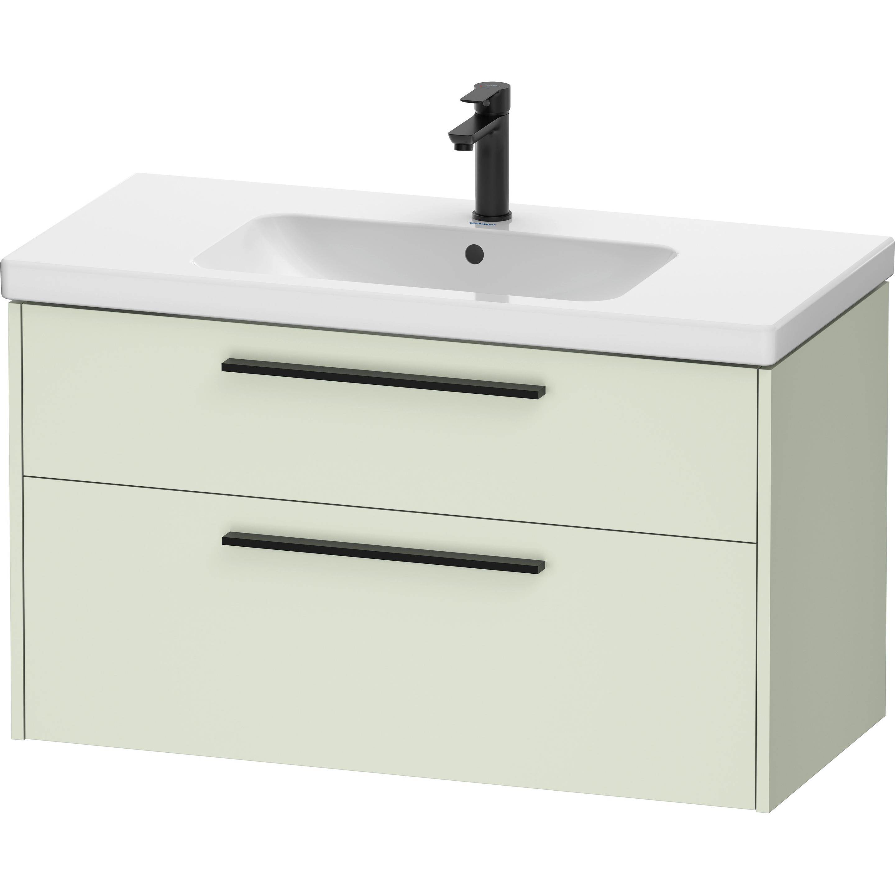 Duravit, Waschbeckenunterschrank, D-Code Waschtischunterbau, 1 Auszug, 984x460mm, Siphonausschnitt, mit Griff