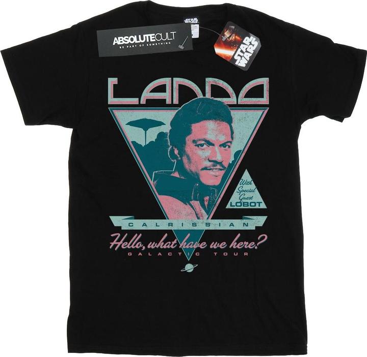 Actual product image Star Wars Boys Lando Calrissian Rock Poster T-Shirt (140, 146)