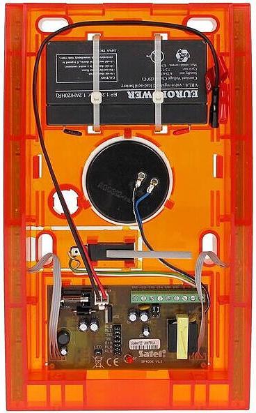 Produktbild Satel SP-4006 O Aussensirene orange 120dB 6V/1,3Ah