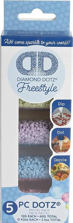 Immagine prodotto Diamond Dotz Pittura a diamante 5 colori pastello