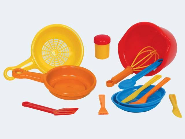 Gowi 454-71 Vienna cook set, 14 pieces, service and kitchens