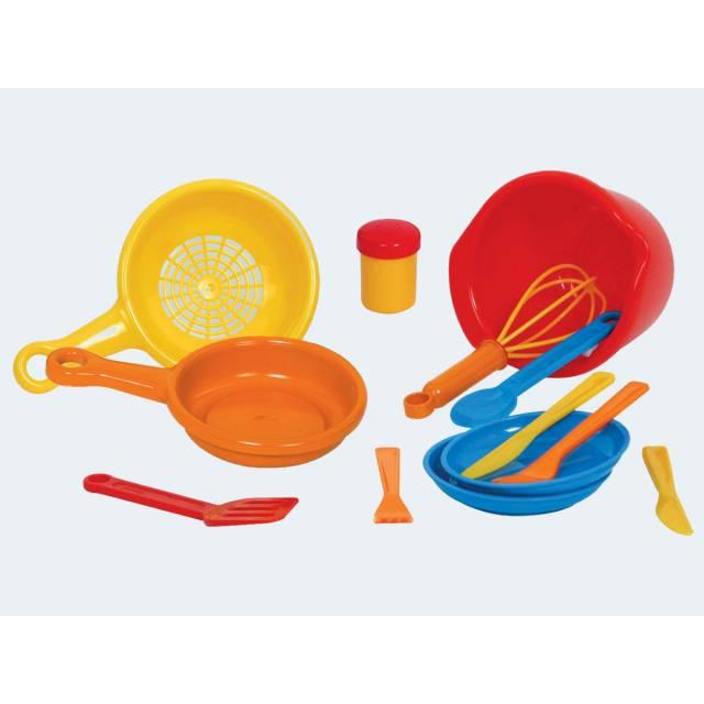 Gowi 454-71 Koch Set Wien, 14-teilig, Service und Küchen