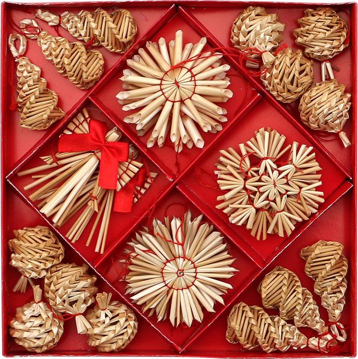 Actual product image SIGRO Tree pendant, straw (28x)