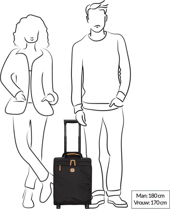 Produktbild Brics Bric's Trolley + Koffer X-Travel 58103 (28 l)