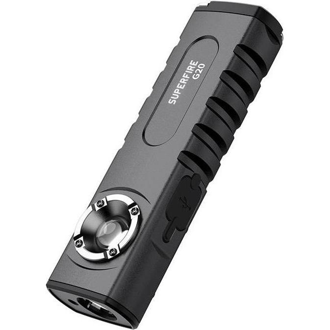 Superfire, Taschenlampe, Multifunction Flashlight G20, 470lm, USB (6.50 cm, 470 lm)