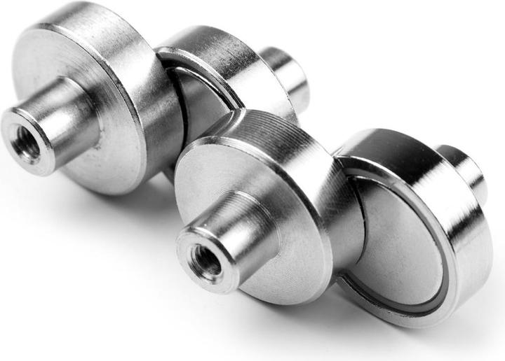 Produktbild Supermagnete Topfmagnet mit Gewindebuchse (5x)