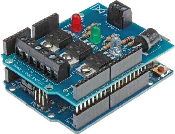 Actual product image Whadda RGB sign for Arduino