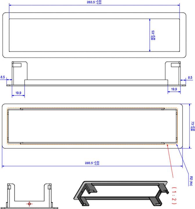 Produktbild Bachmann Power Frame Einbaurahmen