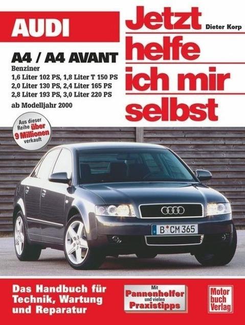 Produktbild Audi A4/A4 Avant Benziner ab Modelljahr 2000 (Deutsch, 2002)