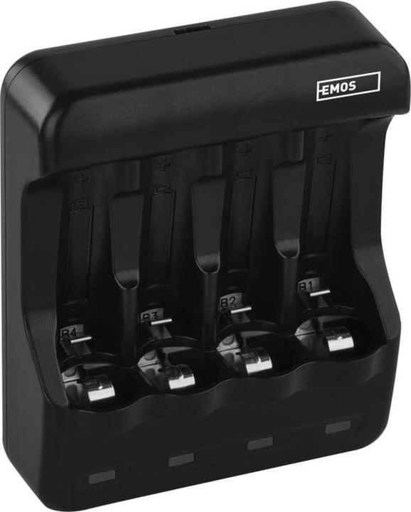 Immagine prodotto Emos Caricabatterie BCN-40 (1 pz., AAA, AA, Caricabatterie senza batteria)