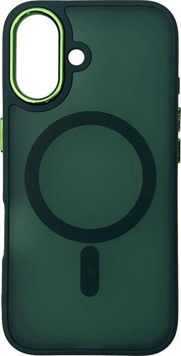 Actual product image Wozinsky Fashion Case with MagSafe for Samsung Galaxy S24 FE - Green (Samsung Galaxy S24 FE)