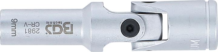 Image du produit BGS Douille articulée de bougie hexagonales 10 mm (3/8") 9 mm (9 mm)