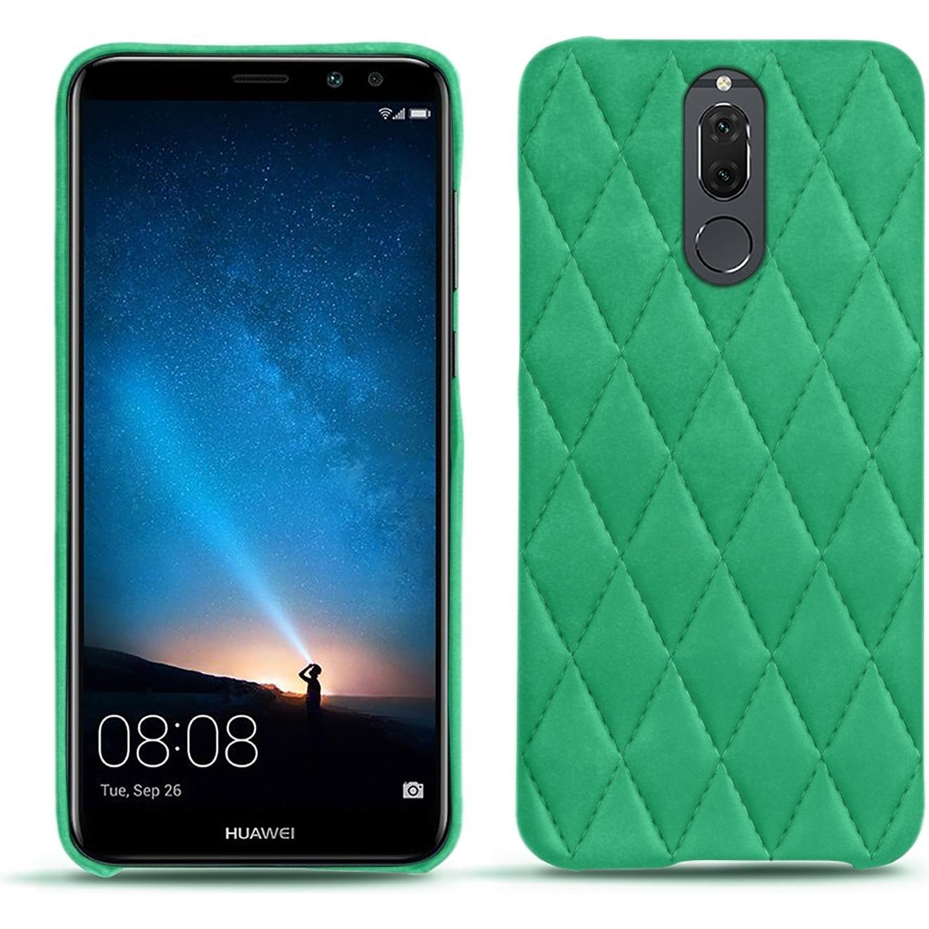 Thumbnail - Noreve Lederschutzhülle (Huawei Mate 10 Lite), Smartphone Hülle, Grün