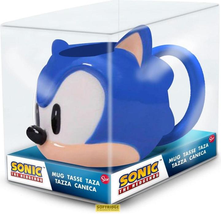 Immagine prodotto Storline Tazza Sonic the Hedgehog 3D Sonic 385 ml (385 ml, 1 x)