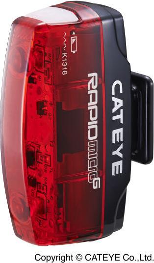 Actual product image CatEye Rapid Micro G TL-LD620G black/red