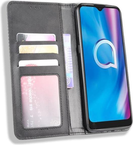 Actual product image MU Classic Retro Leather Bookcover Series (1S (2020), Alcatel 3X (2020))