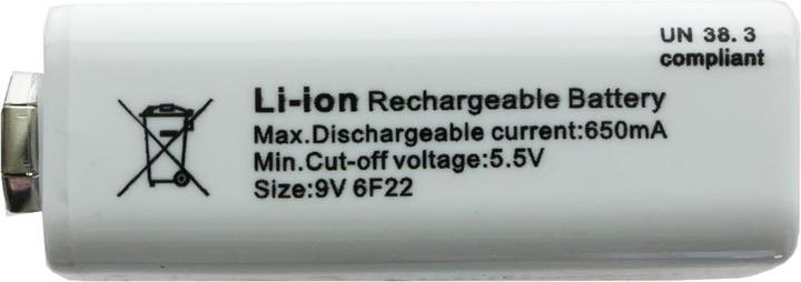 Image du produit AccuCell Akku 9V-Block, 6LR61, 6F22 (1 pcs, 9V Block, 650 mAh)