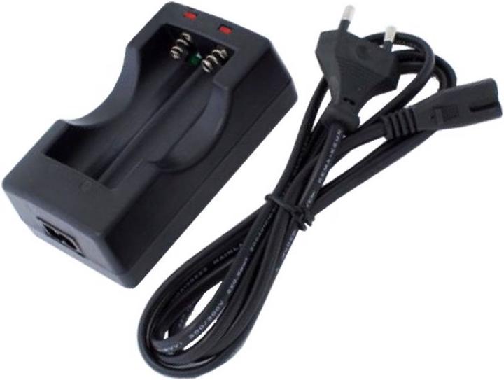 Image du produit AccuCell Ladegerät für 1 oder 2 Stück 18650 Li-ion Akku, 17670 Li-ion Akku (Chargeurs sans batterie)