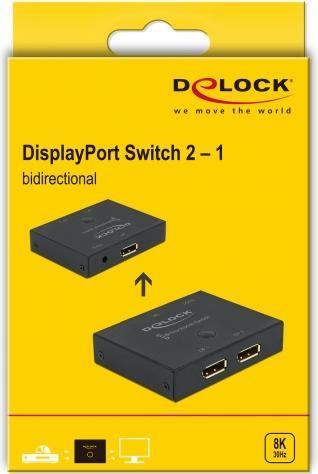 Produktbild Delock Switchbox 2 Port Displayport