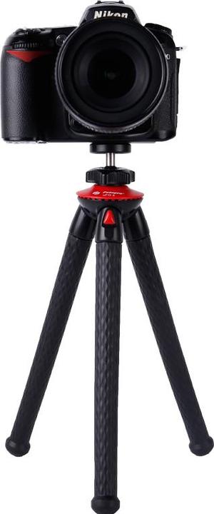 Immagine prodotto Fotopro Treppiede UFO 2 nero/rosso con supporto per telefono e GoPro (Materiale sintetico)