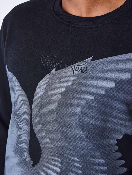 Immagine prodotto Project X Paris Felpa con scollo rotondo e motivo equestre (XL)