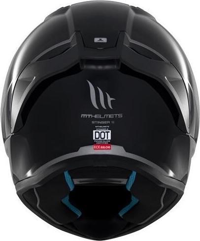 Actual product image MT Helmets Stinger 2 Solid A11 (61 - 62 cm, XL)