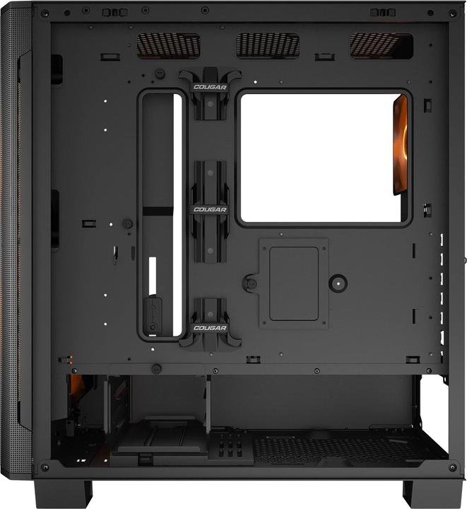 Immagine prodotto Cougar Gehäuse Midi-Tower Airface FLO, ARGB, Schwarz (ATX, mATX, Mini-ITX)