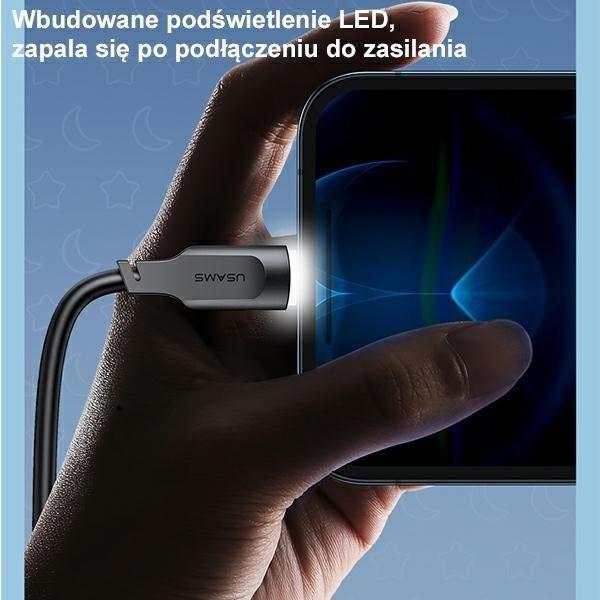 Image du produit Usams Câble lightning Fast Charging 2,4A Lithe Series 1,2m zielonygreen SJ565USB (1.20 m, USB 3.0)