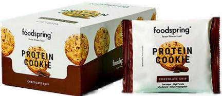 Produktbild Foodspring Protein Cookie (Chocolate chip, 12 Stk., 600 g)