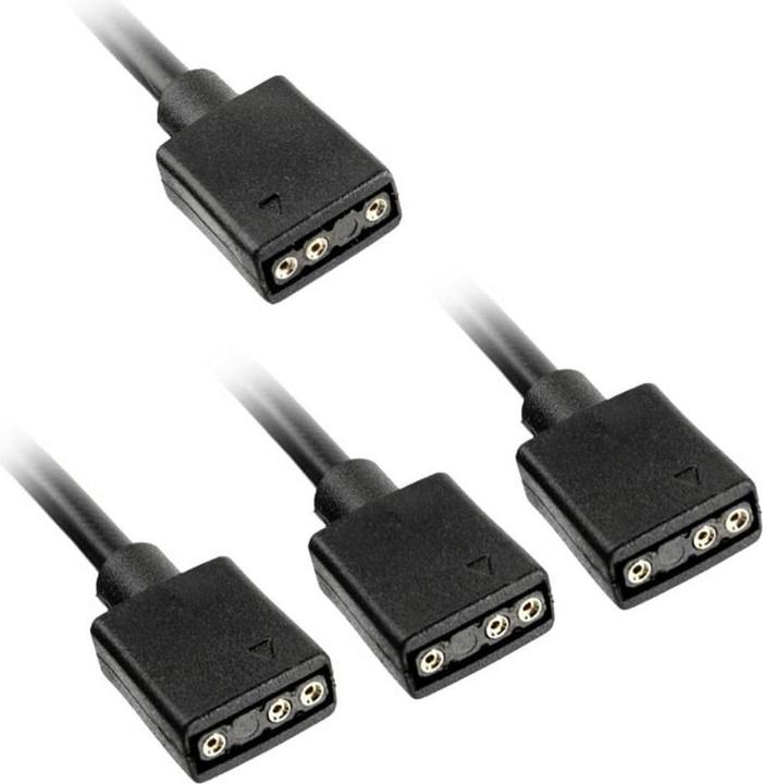 Actual product image Kolink ARGB 1-3 splitter cable - 30 cm (RGB)